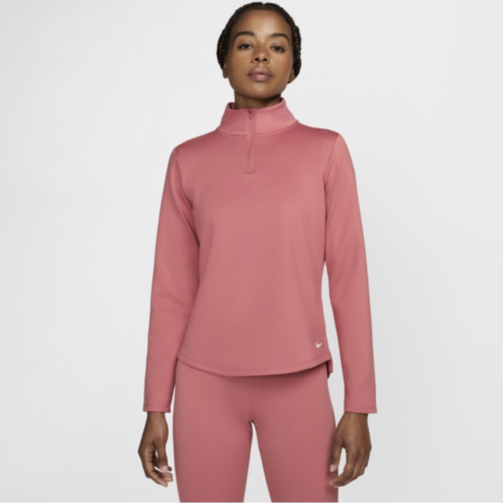 Nike Women's Dusty Rose Quarter-Zip Sweatshirt
